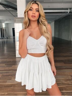 Tiger Mist White Oakley Skirt